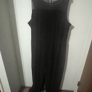 Stylish Black Sleeveless Jumpsuit